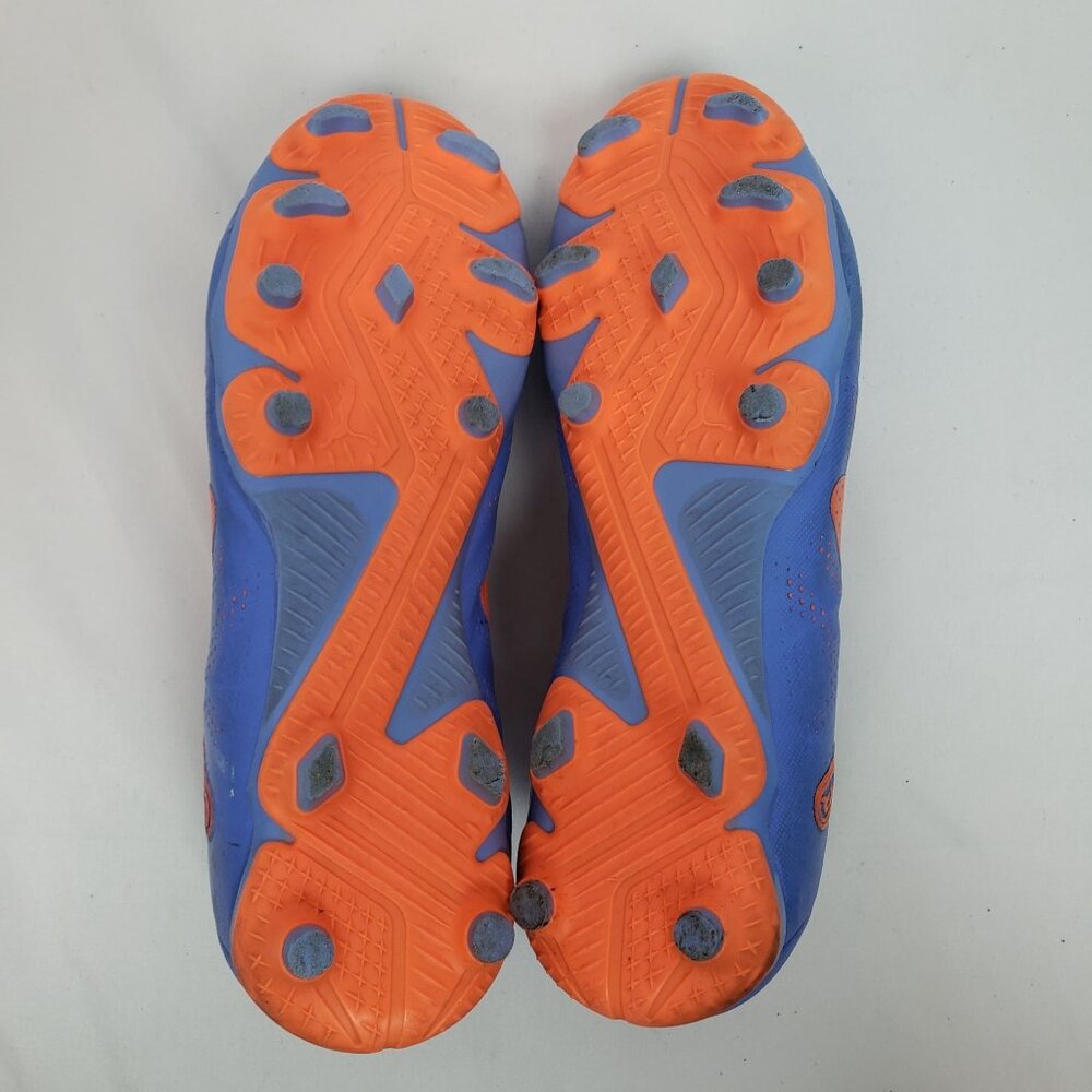 Puma Future Play FG/AG Sky Blue/Orange Girls Soccer Cleats Sz 4 EXCELLENT!!! - Picture 10 of 11